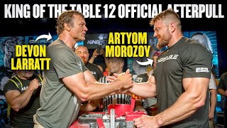 King of the Table 12 Official Afterpull ft Devon Larratt Korean Hulk RVJ Artyom Morozov  more [upl. by Tawney]