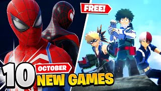 10 New Games October 5 FREE GAMES [upl. by Aennil]