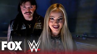 Liv Morgan and Dirty Dom have a message for Rhea Ripley and Damian Priest before Bash in Berlin [upl. by Cal]