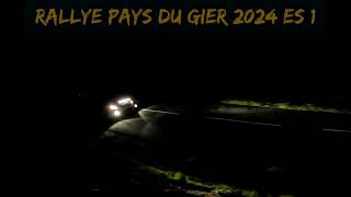 Rallye pays du Gier 2024 ES1 [upl. by Pucida]