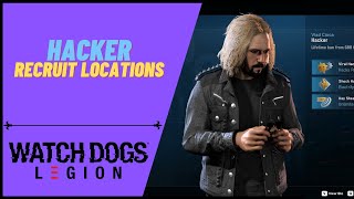 Where to Find Hacker in Watch Dogs Legion  Recruit Hacker Skilled Operative [upl. by Eceinhoj]