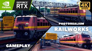 Indian Train Simulator Full Journey 18046 East Coast Express Hyderabad To Kazipet [upl. by Nievelt]