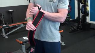 How to Use Wrist Wraps Properly 2 Methods [upl. by Aloisius]