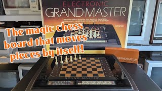 The Milton Bradley Electronic Grandmaster  A chess set from 1983 that moves the pieces by itself [upl. by Analihp]