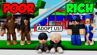 POOR Oders vs RICH Oders in Roblox Brookhaven [upl. by Neyuq]