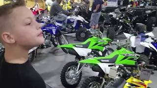 Lets go get his new 2017 kx65 dirt bike [upl. by Eurydice]