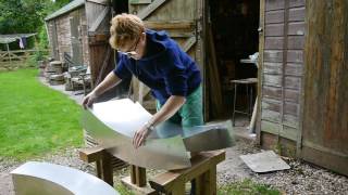 Building a water wheel Ep 7  The wheel sections [upl. by Kendall]