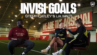 INVISI GOALS  Can Catley and Walti guess the scorers from classic Arsenal fixtures [upl. by Nahpos]