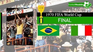 Brazil vs Italy 41  1970 World Cup Final  All goals and Highlights HD720 [upl. by Cassi]