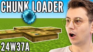 CHUNK LOADER in VANILLA  Minecraft ITA Snapshot 24w37a [upl. by Sami]