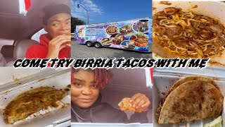 VLOGMAS DAY 10  beef Birria Tacos Birria Ramen noodles 🍜 🌮 [upl. by Esra]