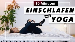 Mit Yoga Entspannt Einschlafen  Sanfte Abendroutine im Bett zum Loslassen amp Entspannen [upl. by Forlini107]