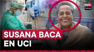 ¡Atención Susana Baca fue internada en UCI [upl. by Latsirhc]