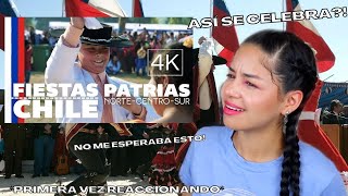 REACCIONO a LAS FIESTAS PATRIAS en CHILE por PRIMERA VEZ  ASI SE CELEBRA [upl. by Sirron]