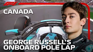 George Russells Pole Lap  2024 Canadian Grand Prix  Pirelli [upl. by Wrightson]