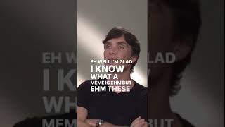 Cillian Murphy REACTS to the DISAPPOINTED Cillian Murphy MEME shorts [upl. by Nonnaihr493]