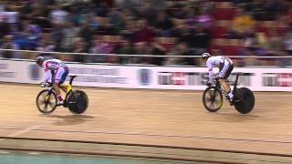 BOTTICHER v DMITRIEV Gold Mens Sprint Final Race  2013 UCI World Track Championships [upl. by Thornton]