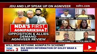 Debate for Agniveer scheme agniveer breakingnews dailynews mission100crore viral Sonic24news [upl. by Anirahc755]