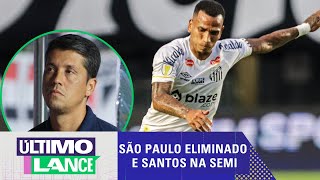 SANTOS VENCE LUSA NOS PÊNALTIS E ESTÁ NA SEMIFINAL SÃO PAULO CAI NO MORUMBI  ÚLTIMO LANCE [upl. by Thacher]