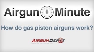 How Do Gas Piston Airguns Work Airgun Minute [upl. by Leahcimaj833]