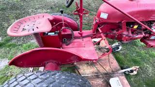 1948 Farmall Cub C3 mower deck ready to cut [upl. by Bock]