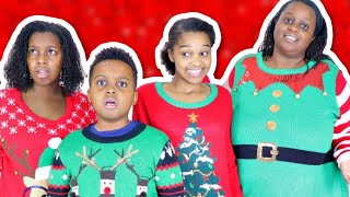 Grandmas UGLY Christmas Sweaters  12 Days of Onyx Kids  Day 5 [upl. by Rockie]