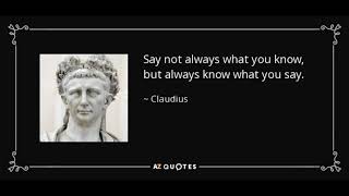 The Twelve Caesars Part 5 Claudius By Suetonius [upl. by Connett]