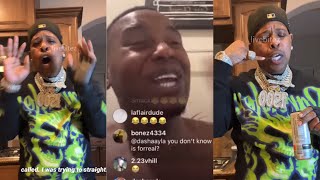 Finesse2tymes CRASHES OUT On HoneyKomb Brazy IG Live [upl. by Eihtur]