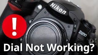 How to Fix Rear Command Dial  Nikon D200  D700  D300 [upl. by Anastassia]