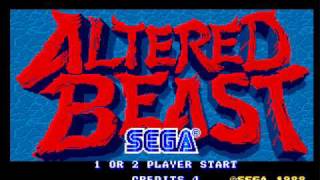 Altered Beast Arcade  Game Over [upl. by Thorner]