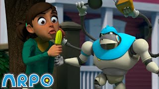 Ice Lolly Trouble  ARPO The Robot  Funny Kids Cartoons  Kids TV Full Episodes [upl. by Yahsel743]