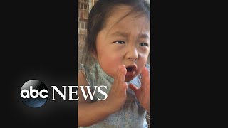 Girl 5 recalls moment she met adoptive parents [upl. by Aliac]