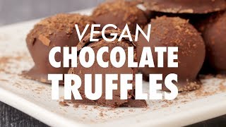 Vegan Chocolate Truffles  Loving It Vegan [upl. by Nolly]