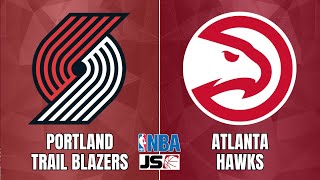 Portland Trail Blazers vs Atlanta Hawks NBA Live Scoreboard [upl. by Berk609]