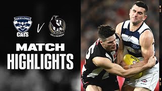 Geelong v Collingwood Highlights  Qualifying Final 2022  AFL [upl. by Kirad682]