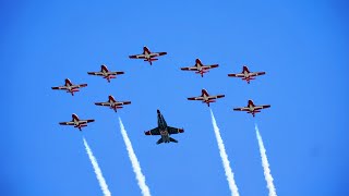 2024 RCAF Centennial Flypast  Canada Day RCAF100 CanadaDay ParadeInTheSky [upl. by Sotsirhc9]