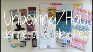 UnboxingHaul  danipeussde aliexpresscom amp eine Happymail [upl. by Isyak]