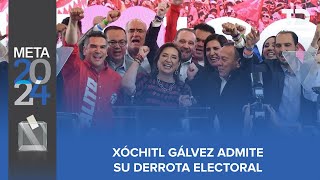 Xóchitl Gálvez acepta derrota en la elección presidencial de México 2024 [upl. by Eibba]