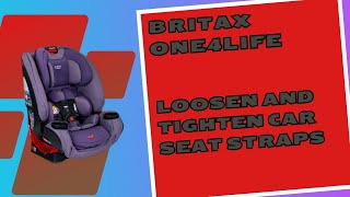 Britax One4Life Loosening and Tightening Car Seat Straps [upl. by Semreh]