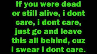 I dont care by Apocalyptica with lyrics [upl. by Storer]