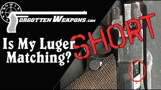 How to Check If A P08 Luger Has All Matching Serial Numbers [upl. by Yelnahs815]