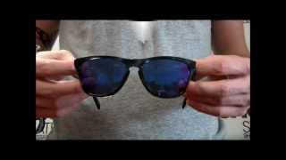 Oakley Acid Black Frogskins Sunglasses Review  24313 [upl. by Sanez]