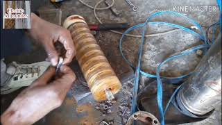 how to repair impellers submersible pump 075 KW electricallrounder [upl. by Ahseinat179]