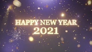 HAPPY NEW YEAR  2021  Countdown with fireworks  Free to use [upl. by Tung]