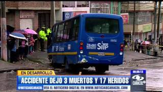 Impresionantes videos de bus fuera de control cuando embiste vehículos  11 de julio de 2013 [upl. by Enyleuqcaj]