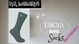 WUDHU socks by TAKVA reviewed [upl. by Anilem39]