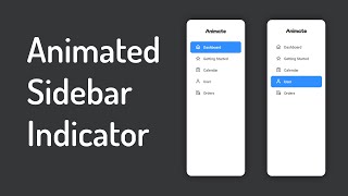 React Animated Sidebar Indicator  ReactJS Sidebar  ReactJS SASS [upl. by O'Driscoll]