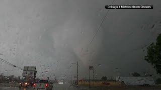 Video shows tornado in Texas Panhandle [upl. by Delorenzo]