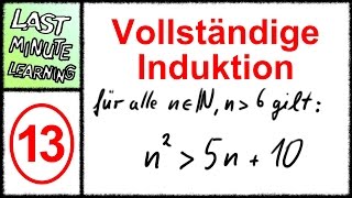 Vollständige Induktion  Aufgabe 13  Ungleichungen [upl. by Ytok]