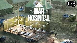 WORLD EXPLORATION  War Hospital  Managing Hospital During War  FULL GAME Strategy Simulation 03 [upl. by Bornie]